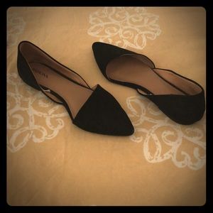 Merona black flats